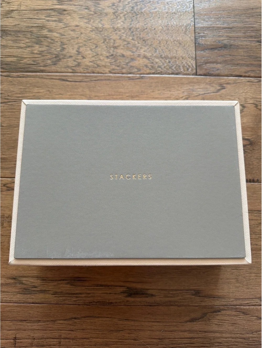Stackers Glasses or Sunglasses Box with Glass Lid in Pale Pink